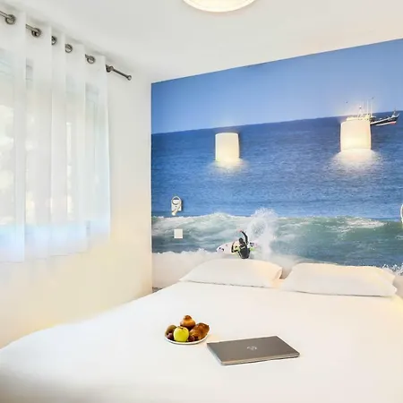 Les Vagues Hotel Restaurant Biscarrosse-Plage Buitenkant foto